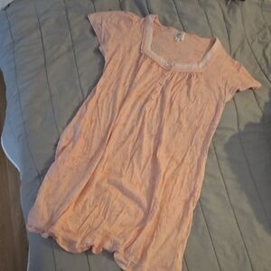 Pink Paisley Short Sleeve Tunic